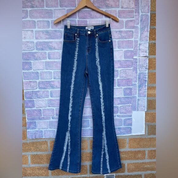 I.AM.GIA Savannah Mid-Rise Flare Jeans small - Picture 5 of 12